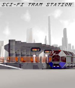 Sci-Fi Tram Station