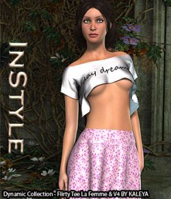 InStyle- Dynamic Collection- Flirty Tee La Femme and V4