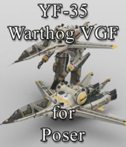 YF-35 Warthog VGF for Poser