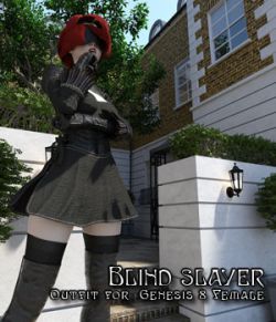 Blind Slayer Outfit for Genesis 8 Female