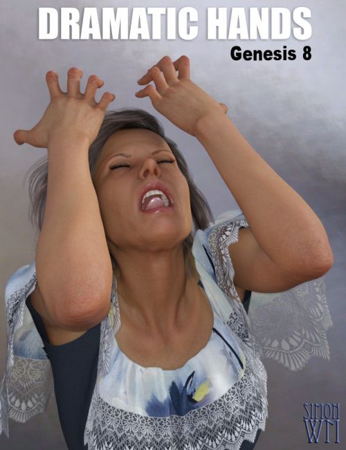 Click here to see preview images for "Dramatic Hands for Genesis 8" Dramatic Hands for Genesis 8