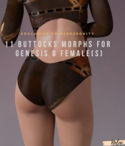 11 Buttocks Morphs G8F- Merchant Resource
