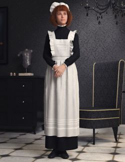 dForce Edwardian Maid Uniform for Genesis 8 Female(s)