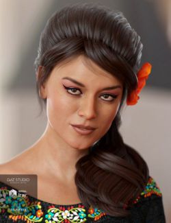 Isidora Hair for Genesis 8 and Genesis 3 Female(s)