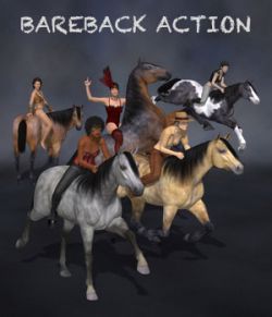 Bareback Action for G8F & DAZ Horse 2