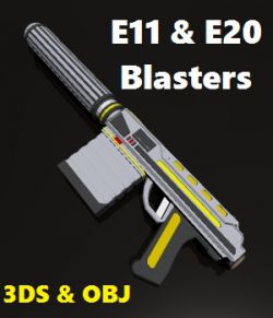 E11 & E20 Blaster Pistols