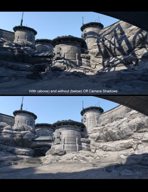 Off Camera Shadows | 3d Models for Daz Studio and Poser