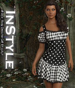 InStyle - dForce - Rosy Dress for G8F