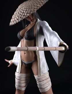 dForce Ren Outfit for Genesis 8 Female(s)