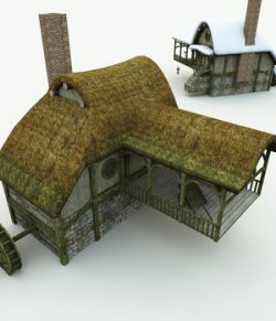 Halfling Village Watermill for Bryce