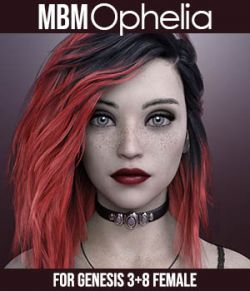 MbM Ophelia for Genesis 3 and 8 Female