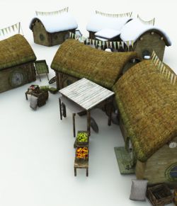 Halfling Village Market for Bryce