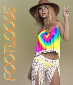 Footloose dForce outfit for the Genesis 8 Females