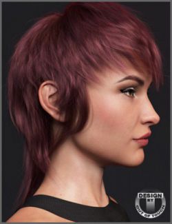 Riviera Hair for Genesis 3 and 8