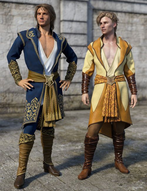 dForce Royal Fantasy Outfit Textures