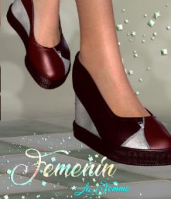 DA-Femenin for Anabela Shoes for La Femme by Afrodite-Ohki