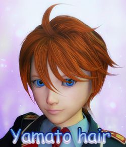 Fantasy Anime Haircut 10 Queen Hair for G8F 3D Figure Assets muwawya