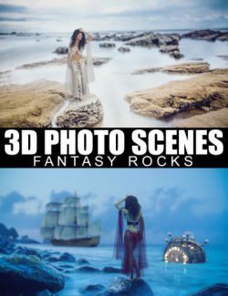 3D Photo Scenes- Fantasy Rocks