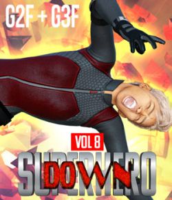 SuperHero Down for G2F and G3F Volume 8