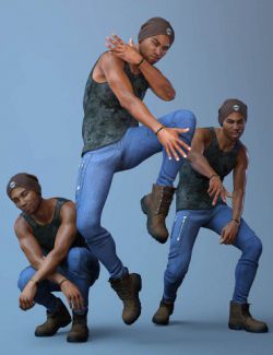 CDI Poses and Expressions for Silas 8 and Genesis 8 Male