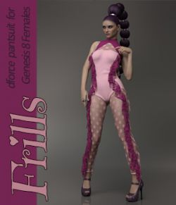 Frills dForce suit for Genesis 8 Females