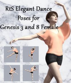 RtS Elegant Dance Poses for Genesis 3 and 8 Female