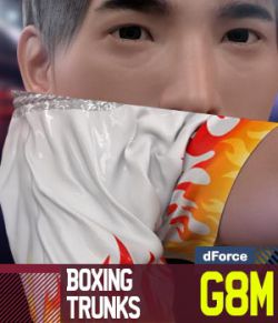 Boxing Trunks G8M for Genesis 8 Male