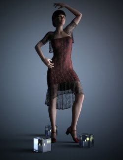 dForce Bolero Nights Outfit for Genesis 8 Female(s)