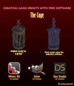 Creating game objects with free software - The Cage