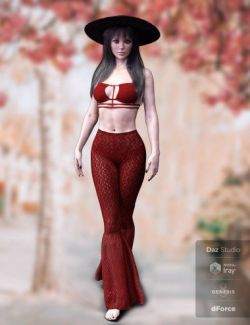 dForce X-Fashion Boho Chic Outfit 05 for Genesis 8 Female(s)