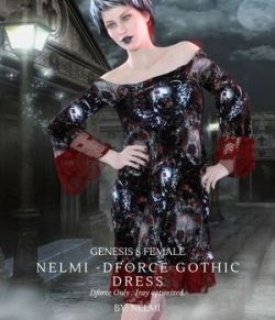 Nelmi - dForce Gothic Dress G8F