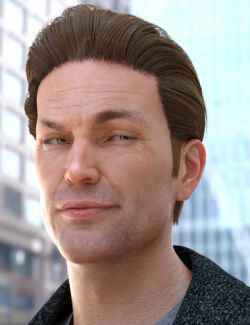 dForce Mid-Life Bachelor Hair for Genesis 8 Male