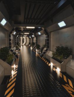 Modular Scifi Hallway