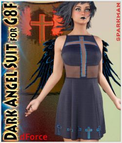 dForce Dark Angel Suit for Genesis 8 Female