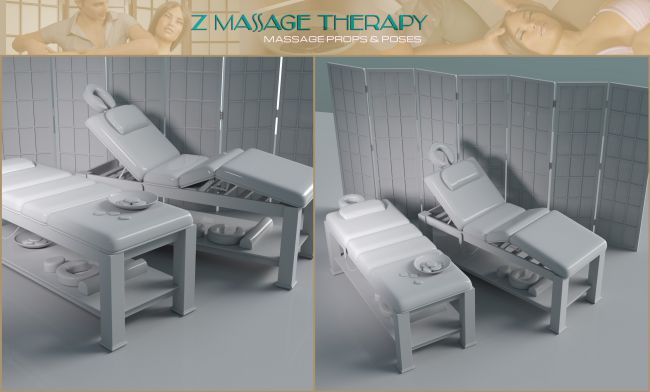 Z Massage Equipment and Poses for Genesis 8