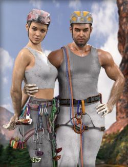 MDCH Climbing and Athletic Outfit for Genesis 3 and 8 Female(s