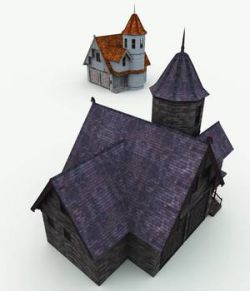 Haunted Carriage House for Blender