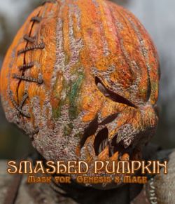 Smashed Pumpkin for Genesis 8 Male