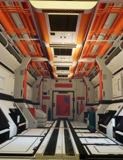 Science Fiction Industrial Corridor