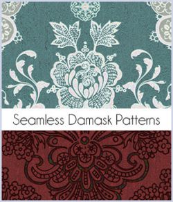 Seamless Damask Patterns