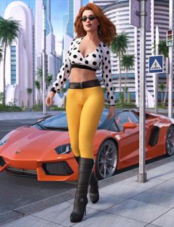 dForce City Sleek Outfit for Genesis 8 Female(s)