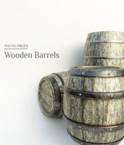 Photo Props: Wooden Barrels