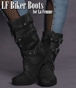 La Femme Biker Boots