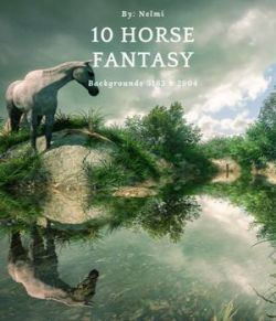 10 Horse Fantasy Backgrounds