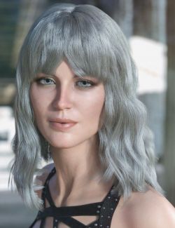 dForce Alexa Hair for Genesis 3 & 8 Female(s)