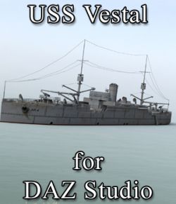 USS Vestal for DAZ Studio