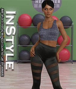 InStyle- JMR dForce Trendy Workout Outfit for G8F