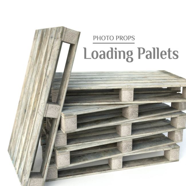 Click here to see preview images for "Photo Props: Loading Pallets" Photo Props: Loading Pallets