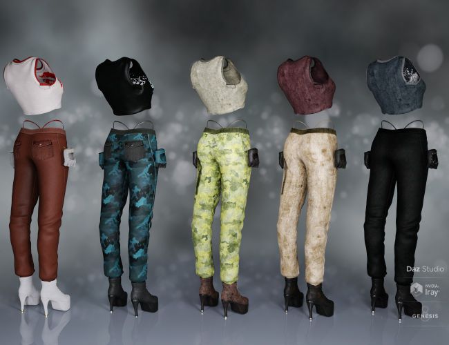SF Outfit Textures | 3d Models for Daz Studio and Poser