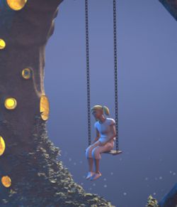 Moon swing for Poser